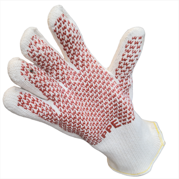 Guantes Trabajo doble cara Alta Resist PPE Algodón-Nitrilo