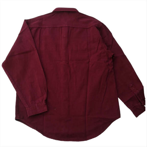Camisa Corte Vaquera Manga larga 100% algodón de hombre