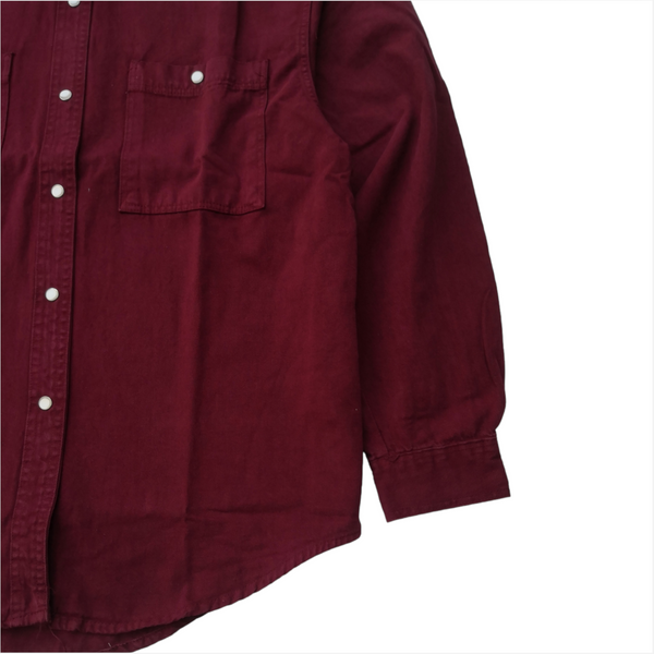 Camisa Corte Vaquera Manga larga 100% algodón de hombre