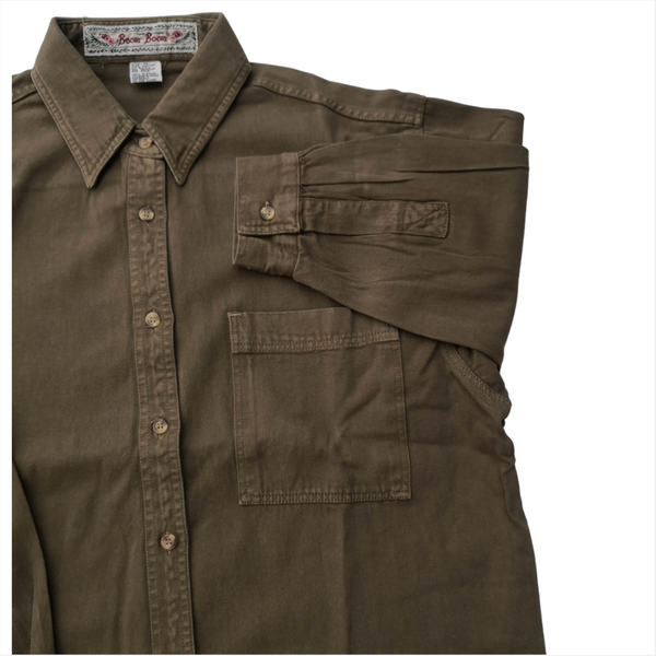 Camisa Corte Vaquera Manga larga 100% algodón de hombre