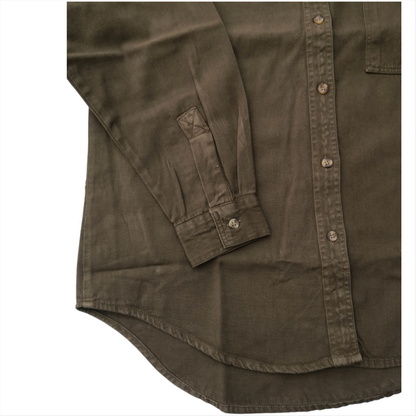 Camisa Corte Vaquera Manga larga 100% algodón de hombre