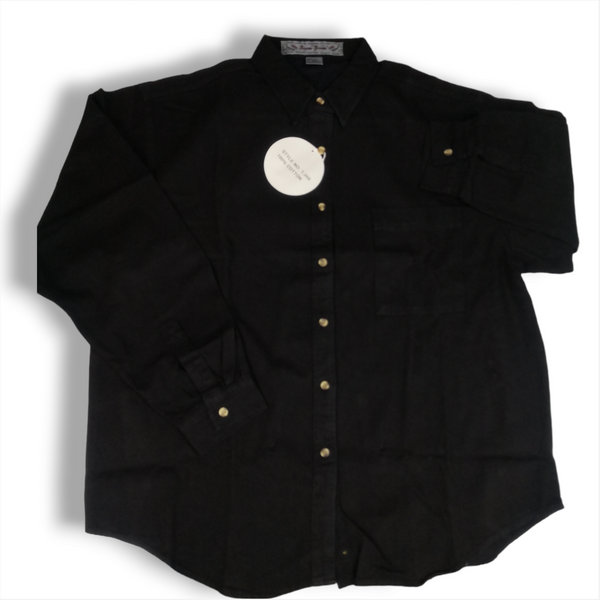 Camisa Corte Vaquera Manga larga 100% algodón de hombre