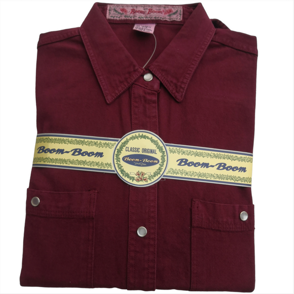 Camisa Corte Vaquera Manga larga 100% algodón de hombre