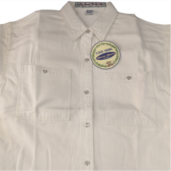 Camisa Corte Vaquera Manga larga 100% algodón de hombre
