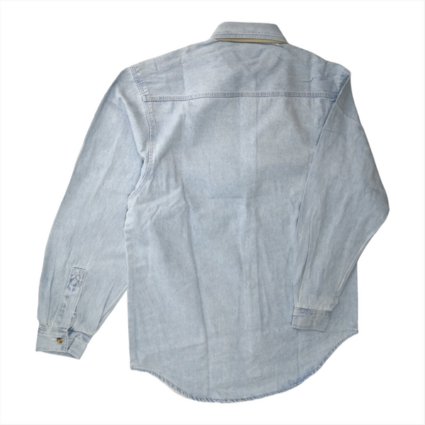 Camisa Corte Vaquera Manga larga 100% algodón de hombre