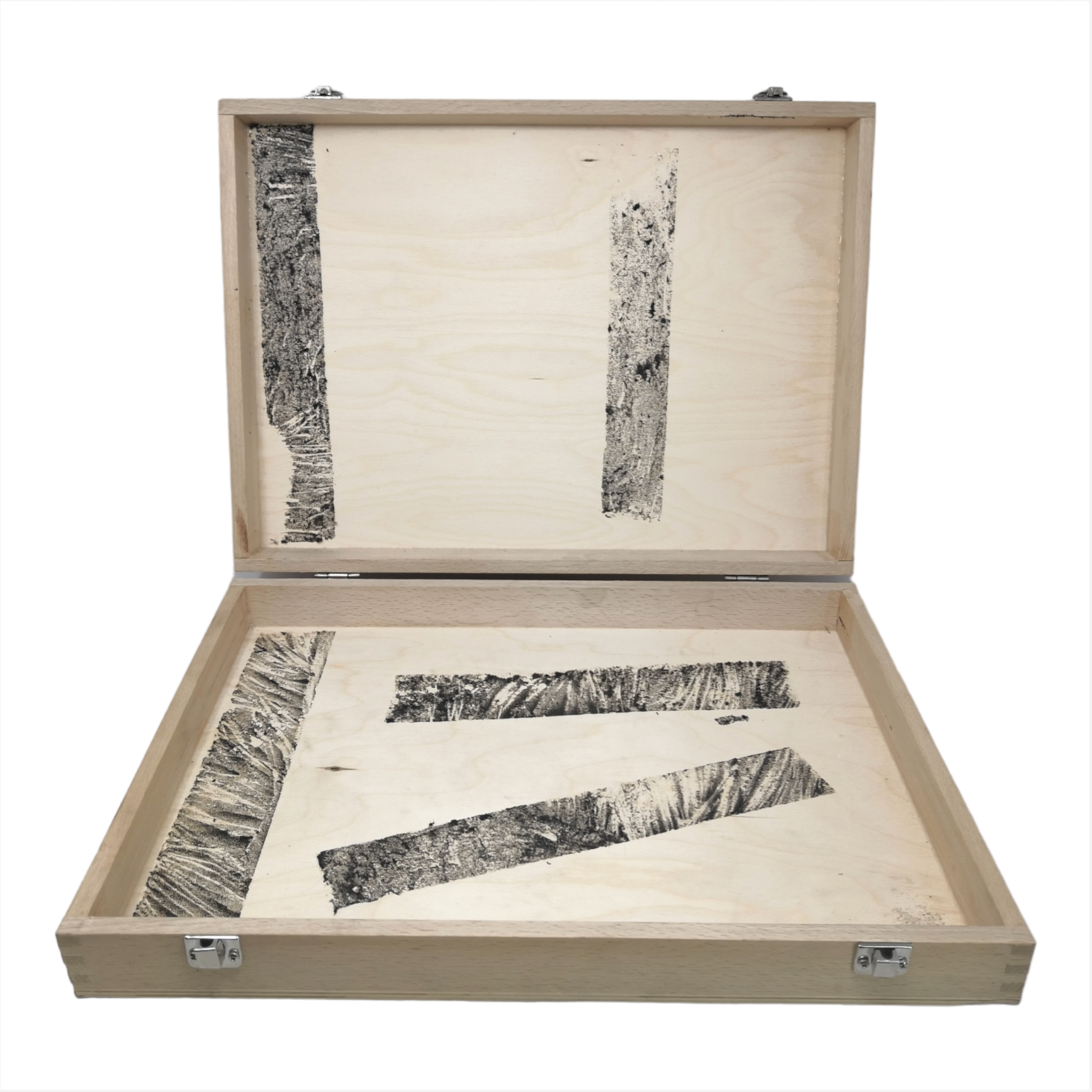 Cajas estuche de Madera Hule Protección Varios Tamaños