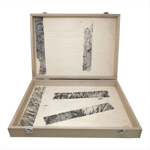 Cajas estuche de Madera Hule Protección Varios Tamaños