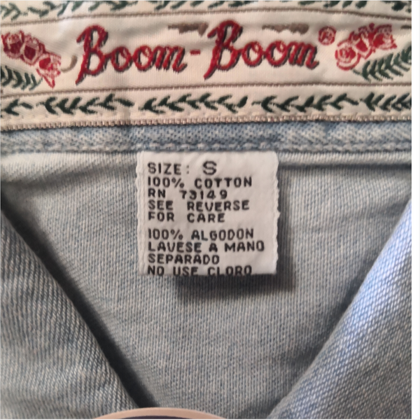 Camisa Corte Vaquera Manga larga 100% algodón de hombre