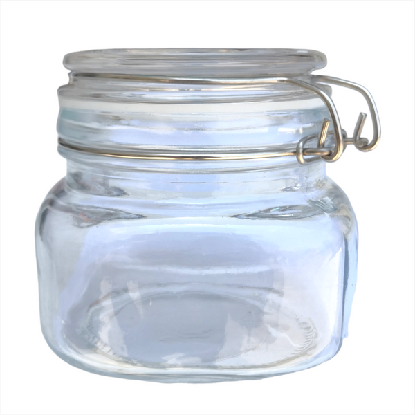 Tarro Hermetico tapa Frasco Vidrio 500-1500ml pack Mayoreo