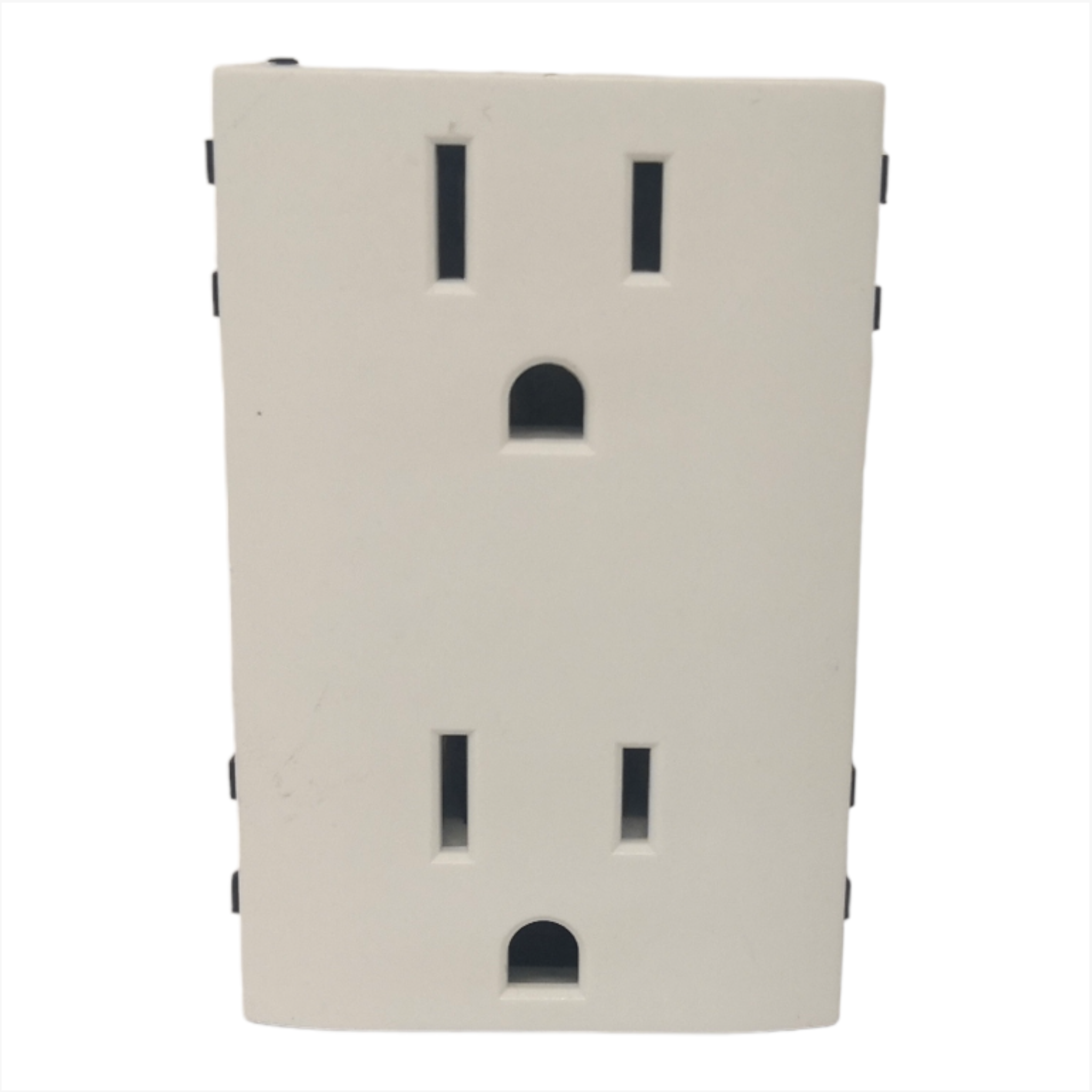 Contacto Doble Blanco Bv-136 Paquete 12 Pzs