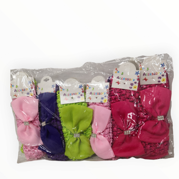 Diadema para Niña Bebé Paq 60 pzs