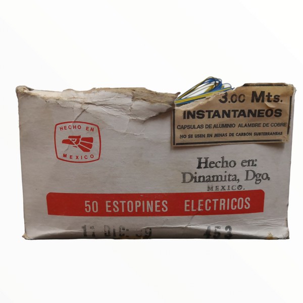 Estopines Iniciador Electrico 3m Detonador Dupont mineria