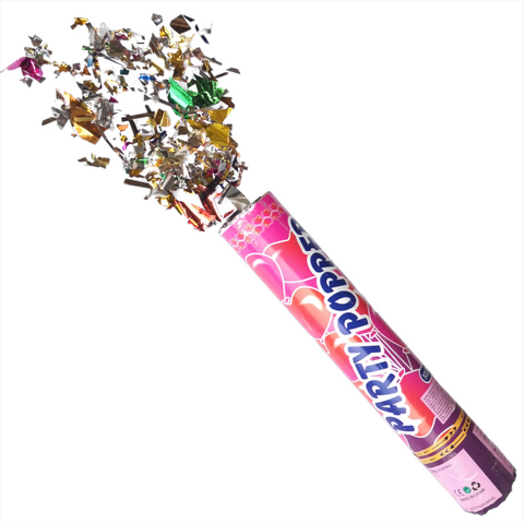 Bazuca lanzador Confeti Cañon party popper 100cm pack 5