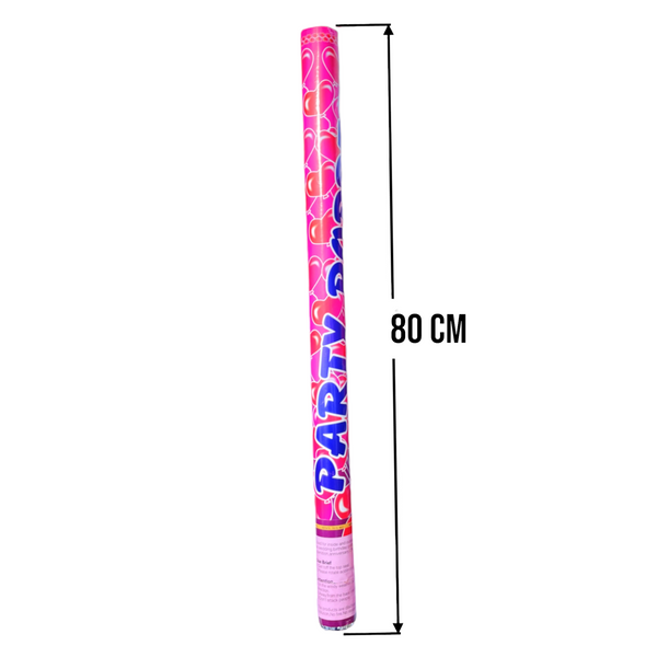 Bazuca lanzador Confeti Cañon party 80cm pack caja mayoreo