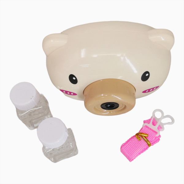 Juguete Camara de Burbujas Cerdito