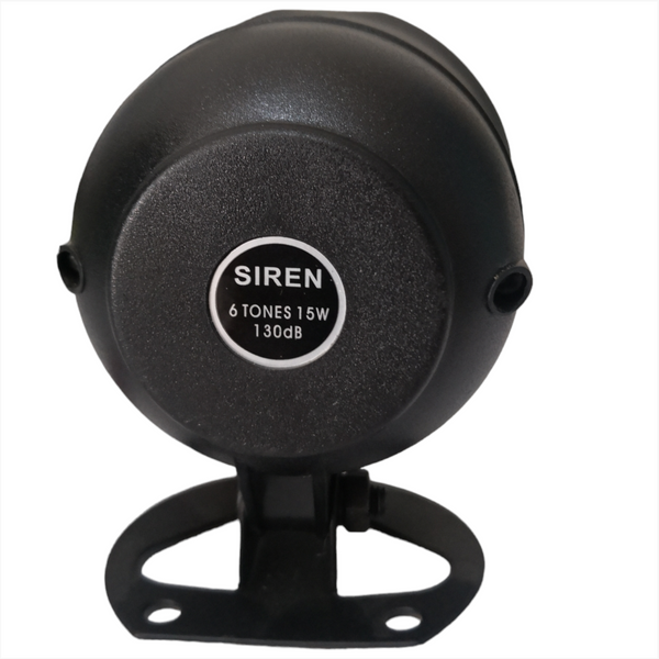 Sirena 130db 15W 6 Tonos alta potencia compacta cableada SFIRE