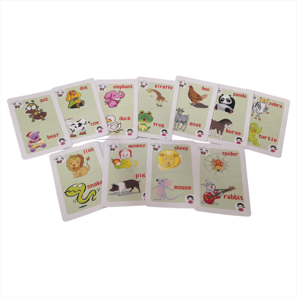 Tarjetas Educativa Didactica Ingles ABC/Números caja 36pz