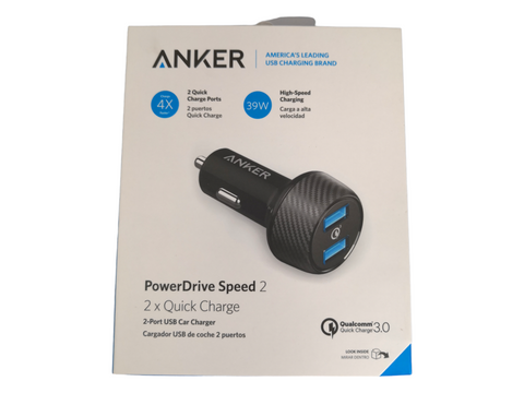 Cargador usb para Carro Multi puerto ANKER carga rápida