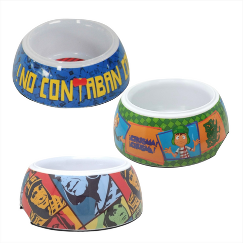 Plato para mascotas razas chicas Melamina Antiderrapante