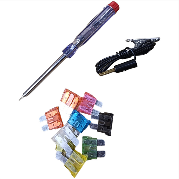 Probador Automotriz voltaje 10 Fusibles auto circuit tester