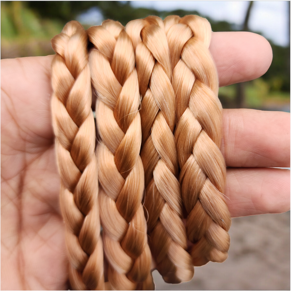 12 Pack Diademas De Cabello Tipo Trenza Natural Resorte.