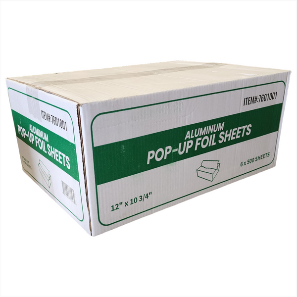 Mayoreo Caja Hojas de papel aluminio 30x27cm 3000pz x caja