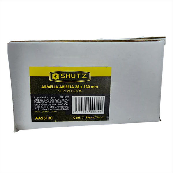 Armella Abierta 25x130mm mayoreo paquete 288pz
