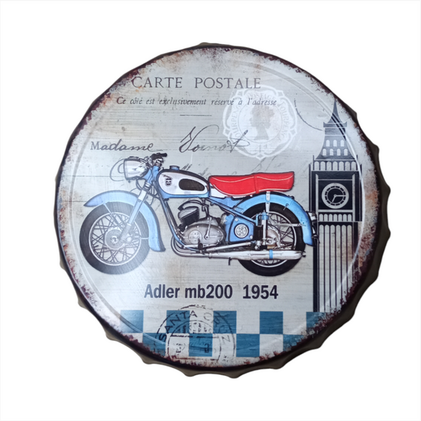 Anuncio Decorativo Vintage Corcholata 30cms