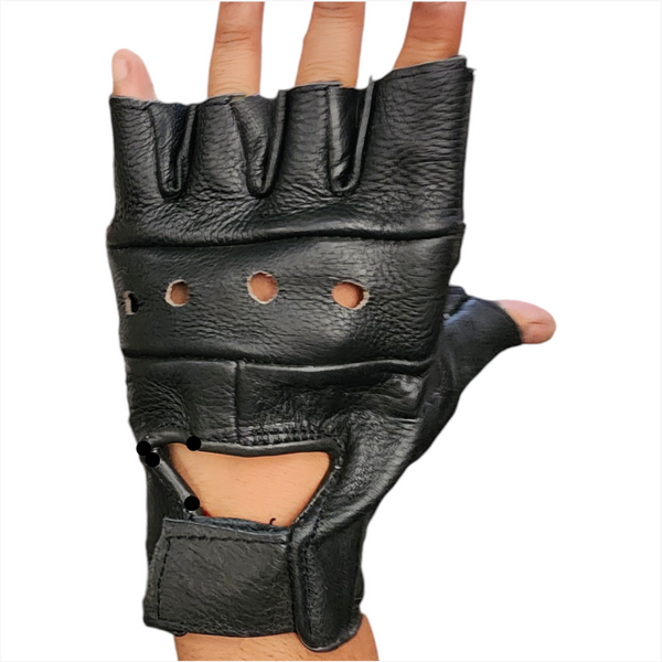 pack 2 Guantes De Piel Deportivos Gym Ciclismo Talla  L