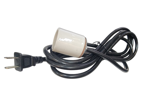Pack 5pz Extension Electrica con Socket porcelana Porta Lampara