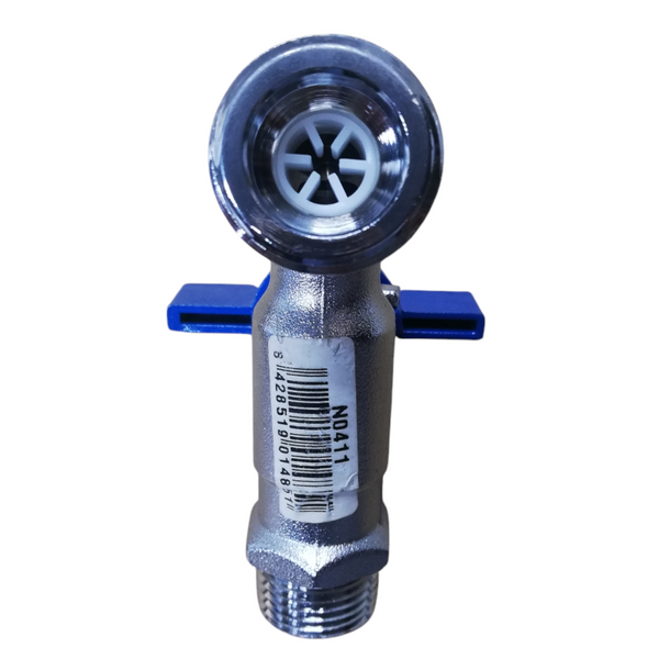 pack 2 llave de nariz para mangera de 1/2 de laton Cromado