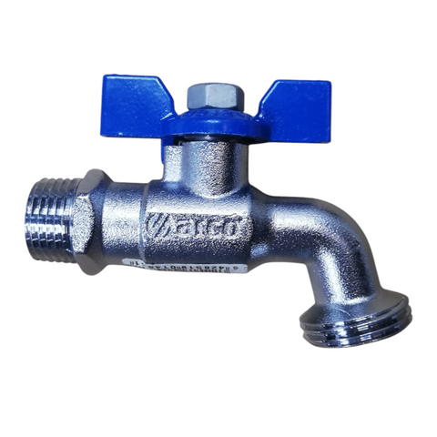 pack 15 llave de nariz para mangera de 1/2 de laton Cromado