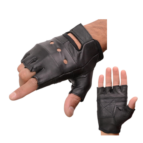pack 2 Guantes De Piel Deportivos Gym Ciclismo Talla  L