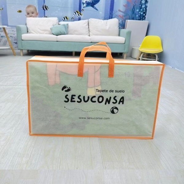 Caja mayoreo Tapete Bebe Plegable Reversible XPE Foamy 6 pzs