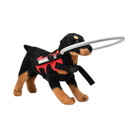 Arnés para perros ciegos con anillo anticolisión