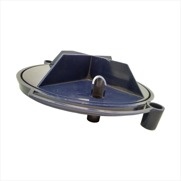Ganado Frasco Succion Transparente 1200 Cc Con Tapadera Azul