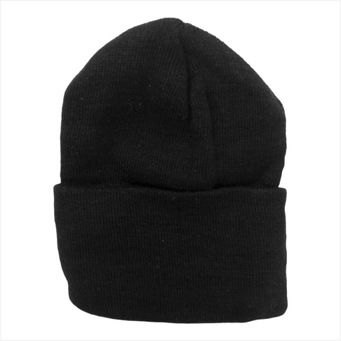 Gorro De Tela Para Niños Termico Negro Infantil