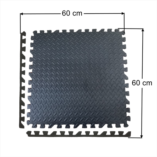 Tapete de piso Foamy Resistente Gym Ejercicio 8 piezas 10mm