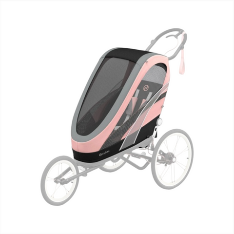 Asiento para remolque multideporte Cybex Zeno  Rosa plateado.