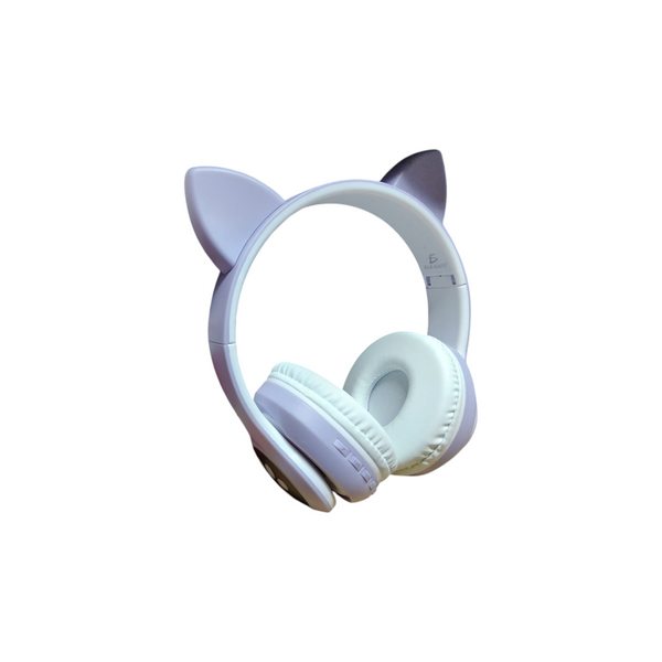 Diadema Gato Bluetooth Auriculares Colorido Led Luminoso