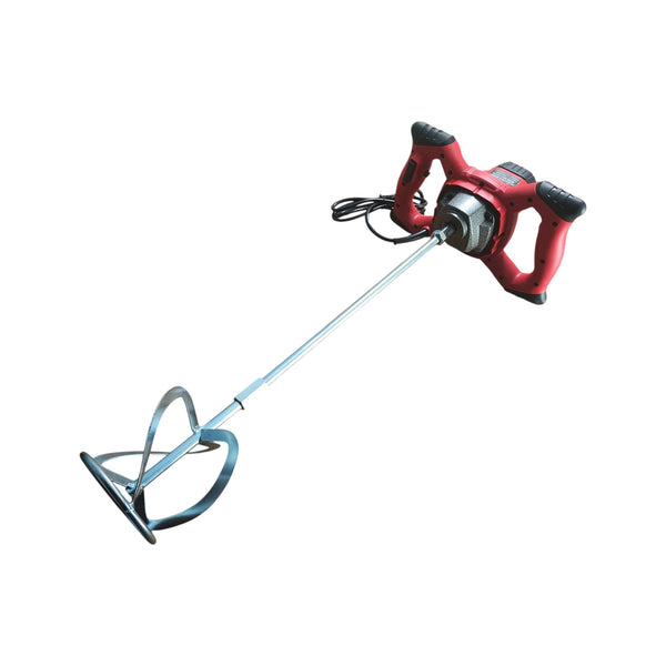 Mezcladora Eléctrica De Cemento/pintura Velocidad Ajustable Rojo