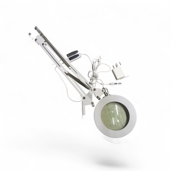 Lampara led flexible con lupa para spa belleza facial