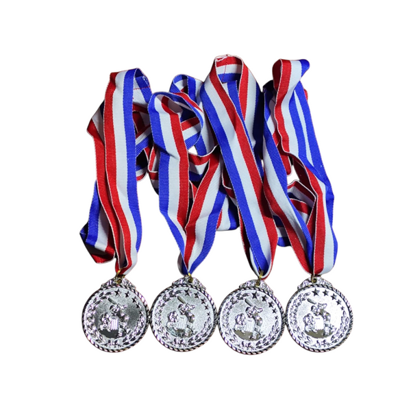 Pack 12 medallas deportivas de Oro, plata y bronce