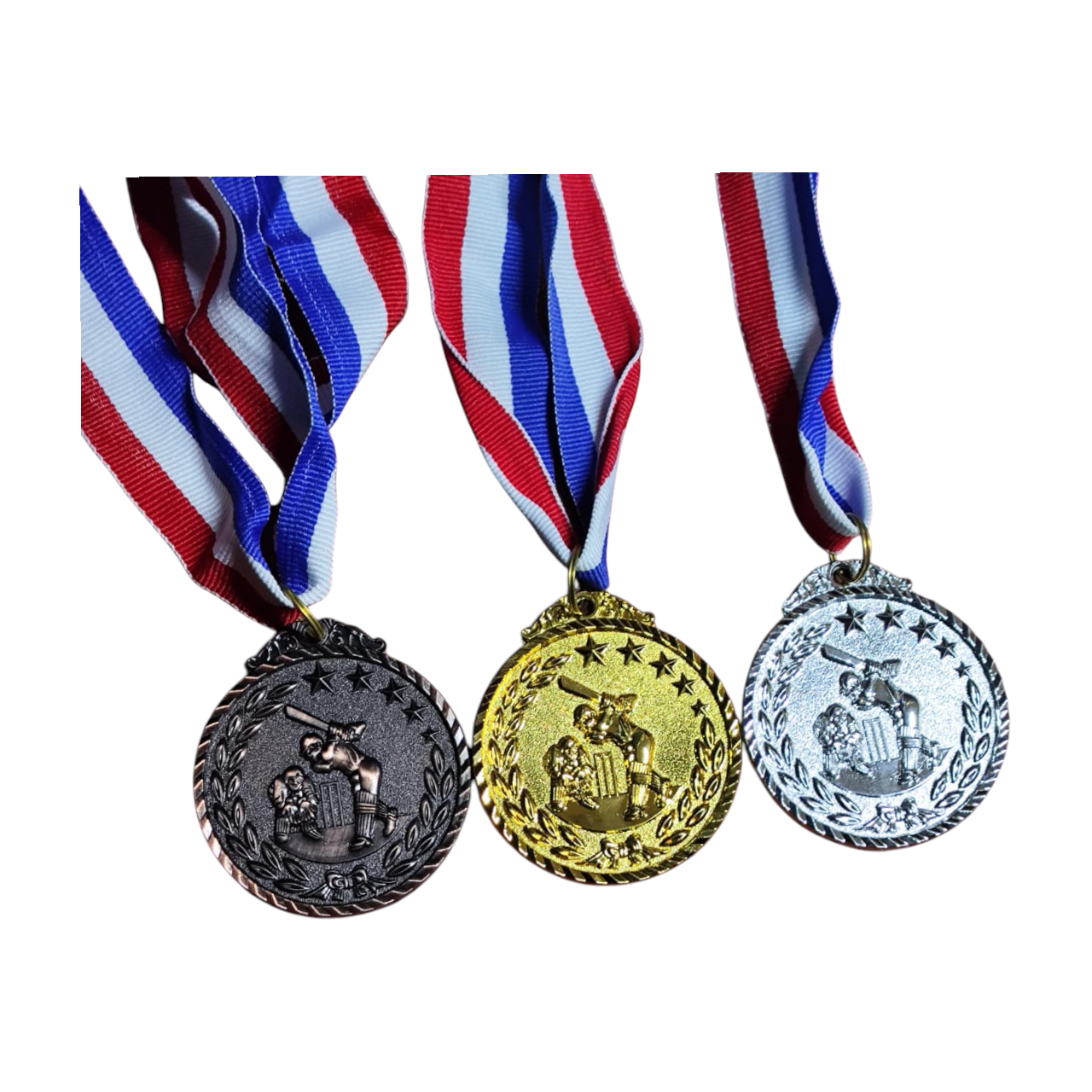 Pack 12 medallas deportivas de Oro, plata y bronce