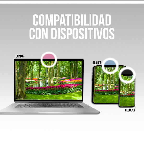 Aro de Luz Recargable para Celular selfie light