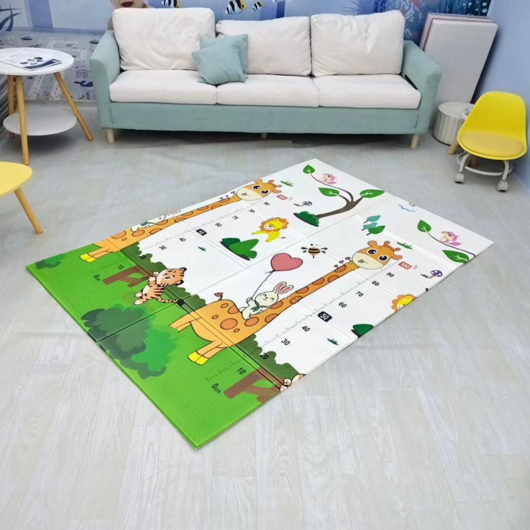 Caja mayoreo Tapete Bebe Plegable Reversible XPE Foamy 6 pzs