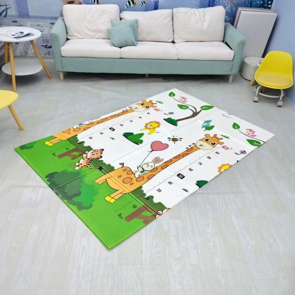 Caja mayoreo Tapete Bebe Plegable Reversible XPE Foamy 6 pzs