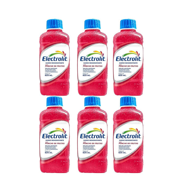 Pack2 caja Electrolito ponche de frutas 24 botellas 625 ML
