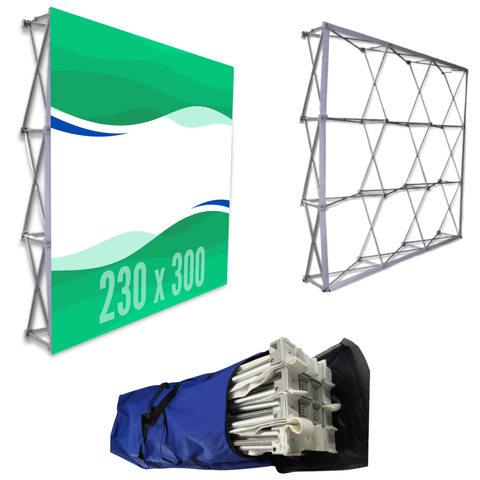 1.1 Muro Publicitario Pared Grafica Reforzado WallBanner 2.30x3m