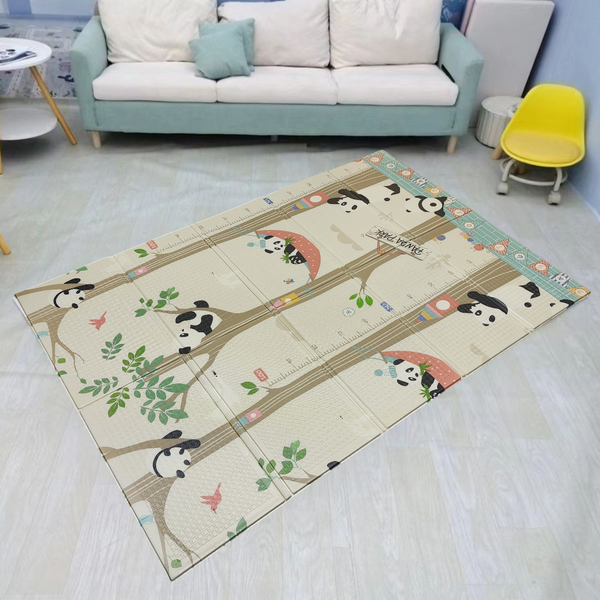 Caja mayoreo Tapete Bebe Plegable Reversible XPE Foamy 6 pzs
